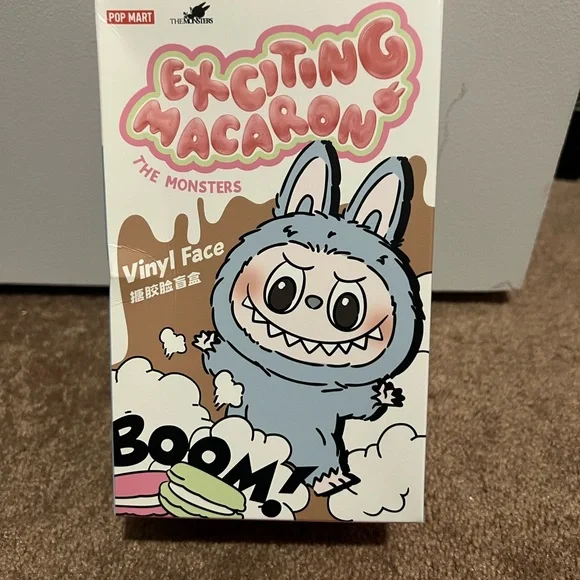 Labubu Exciting Macaron Toffee - Vinyl Plush New in Box Unopened Pop Mart - Picture 4 of 7